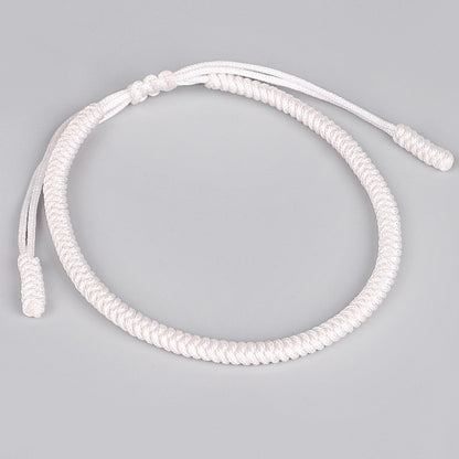 Handmade Braided Knot Bracelet Red String Literary Style Bracelet Ethnic Wind Red String