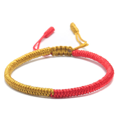 Handmade Braided Knot Bracelet Red String Literary Style Bracelet Ethnic Wind Red String