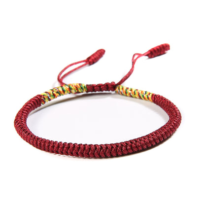 Handmade Braided Knot Bracelet Red String Literary Style Bracelet Ethnic Wind Red String