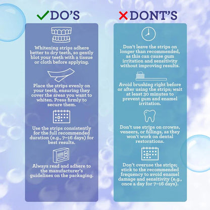 🍇Final 3 hours 70% off 🔥 Qooes Teeth Whitening Strips - Reveal Your Brightest Smile